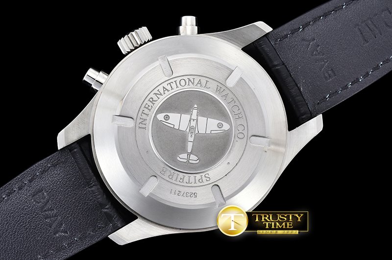 아이더블유씨 Pilot Chrono 3878 JUAIR SS/LE Rhodium V6F A7750 -JU
