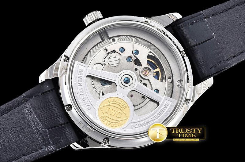 IWC Portugese Mystere Tourbillon SS/LE Wht/Blue Asia 21J -IWC0342B