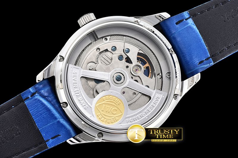 IWC Portugese Mystere Tourbillon SS/LE Blue Asia 21J -IWC0342C