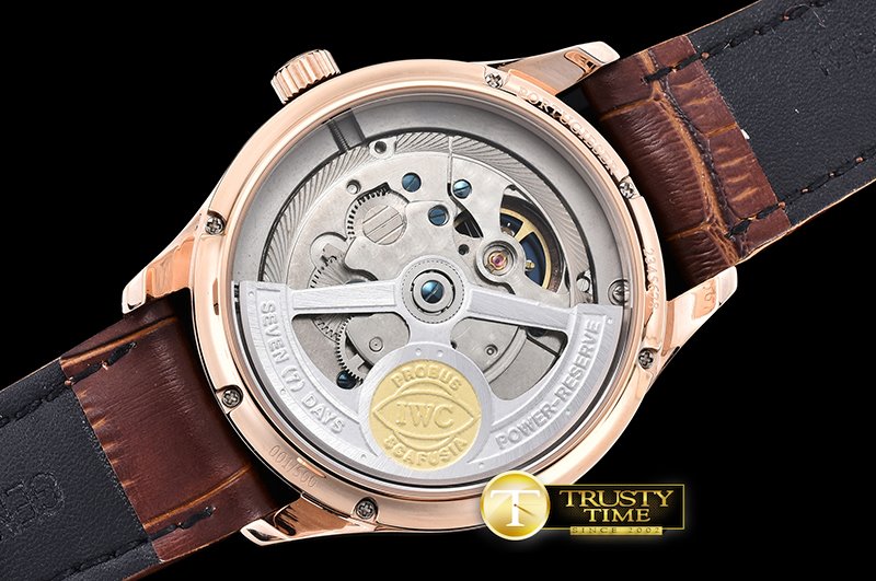 IWC Portugese Mystere Tourbillon RG/LE Brown Asia 21J -IWC0342G