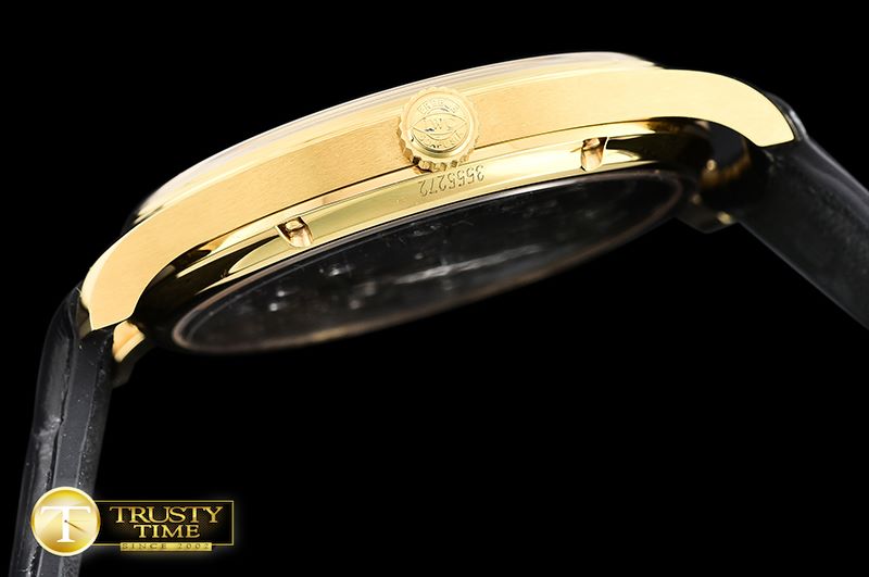 IWC Portuguese HandWound Ref.IW5454 YG/LE Wht/Blk A6497 -IWC0348A