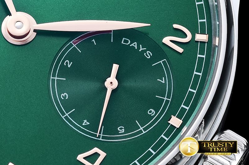 IWC Portugese 5007 SS/LE Green/Gold Num ZF A52010 Mod -IWC0361