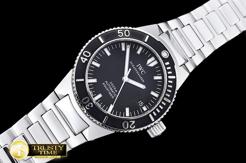 IWC GST AquaTimer SS/SS Black Noob SP Asia 2824 -IWC0371A