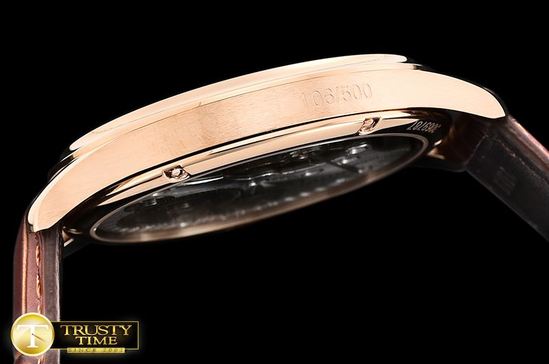 IWC IWC FA Jones Ltd Ed RG/LE Wht/Rose Gold Num Asia 6498 -IWC0386B