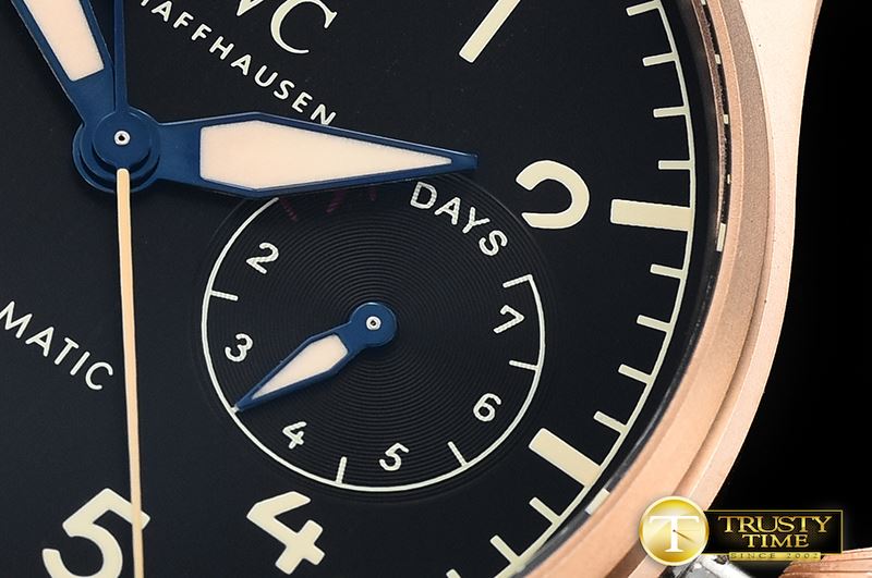 IWC Big Pilot Heritage IW510301 RG/LE Black YLF Asia 23J -IWC0394B