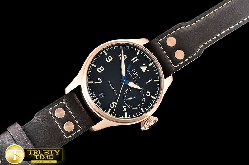 IWC Big Pilot Heritage IW510301 RG/LE Black YLF Asia 23J -IWC0394B