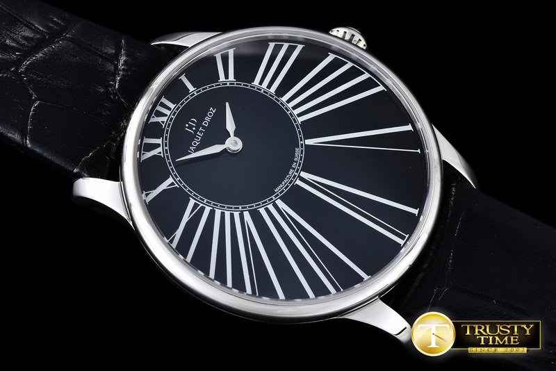 자케 드로 Petite Huere Minute SS/LE Black ST8003 -JD005A