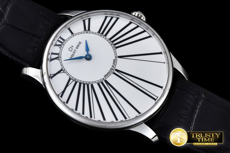 자케 드로 Petite Huere Minute SS/LE White ST8003 -JD005B