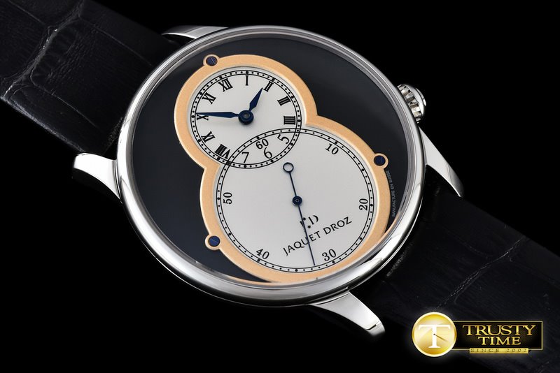 자케 드로 Grande Seconds OffCenter SS/LE Black/Wht ST8003 -JD006E