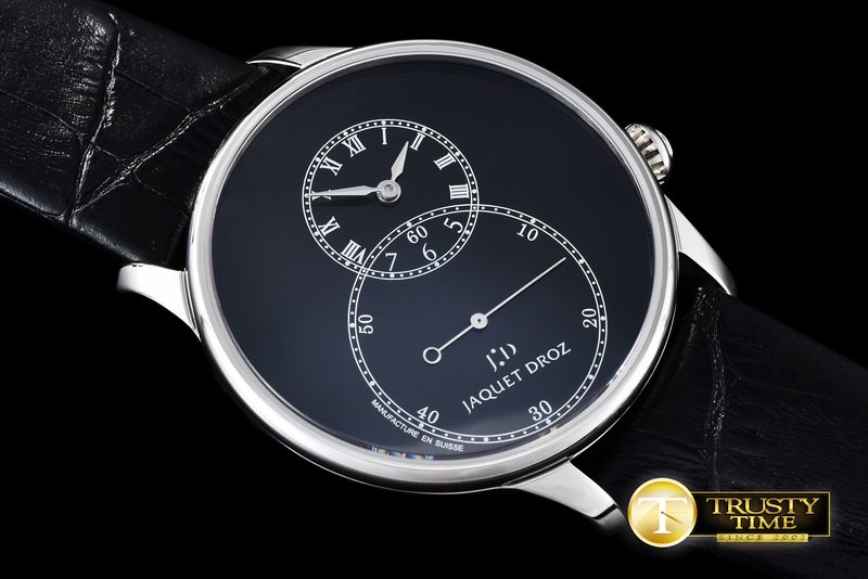 자케 드로 Grande Seconds OffCenter SS/LE Black ST8003 -JD006F
