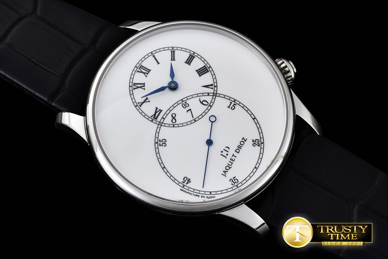 자케 드로 Grande Seconds OffCenter SS/LE White ST8003 -JD006G