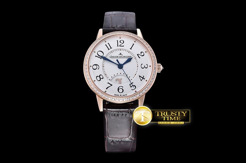 예거 르쿨트르 RendezVous Day/Night Ladies RG/LE Diam Wht MY9015 Mod -JL0100A