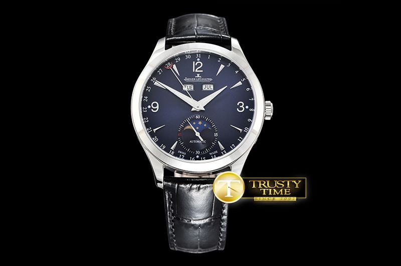 예거 르쿨트르 Master Ultra Thin Moonphase SS/LE Blue KMF MY9015 Mod -JL0115B