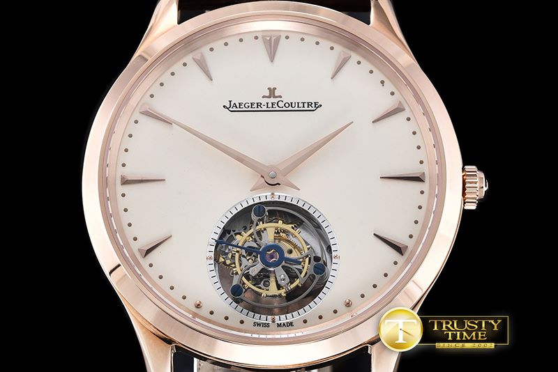 예거 르쿨트르 Master Ultra Thin Tourbillon RG/LE Gold -JL088B