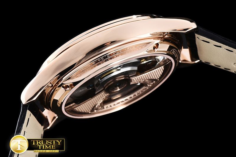 예거 르쿨트르 Master Ultra Thin Tourbillon RG/LE Black -JL088C