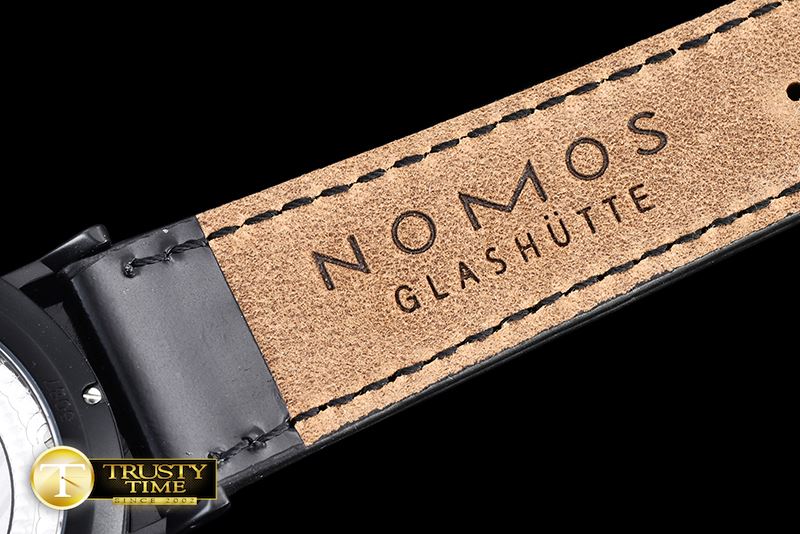 노모스 Nomos Tangente 38 Deep Black PVD/LE White Asia 23J -NOM017F
