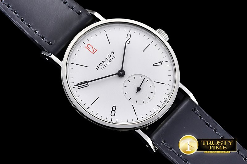 노모스 Glashutte Tangente 35mm Limited SS/LE White Asia HW -NOM018B