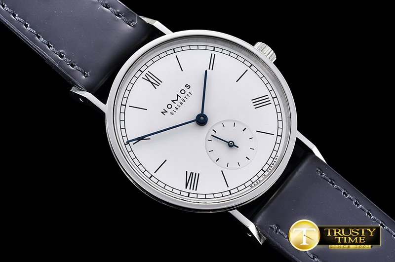 노모스 Glashutte Ludwig SS/LE White Roman Asia HW -NOM018C