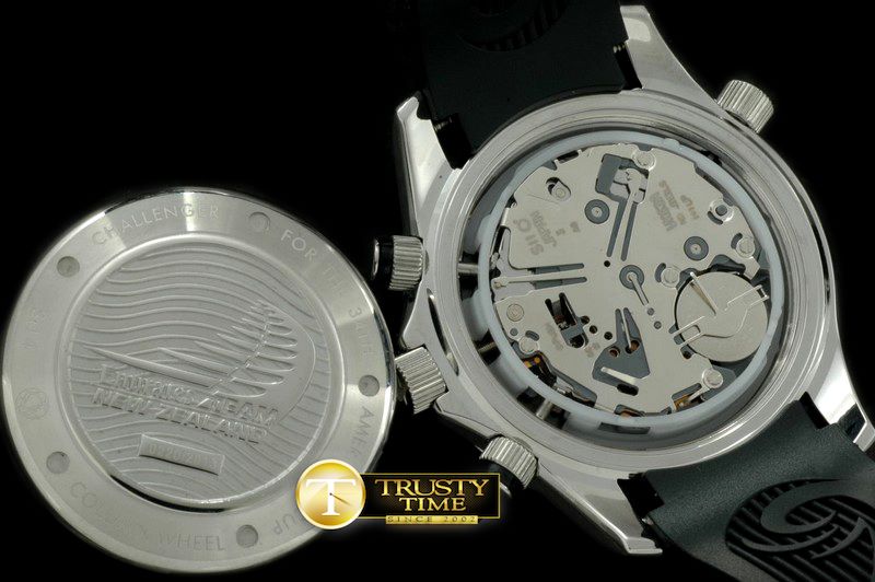 오메가 Diver Pro 300M Chrono SS/RU Blue Jap Qtz -OMG0290D