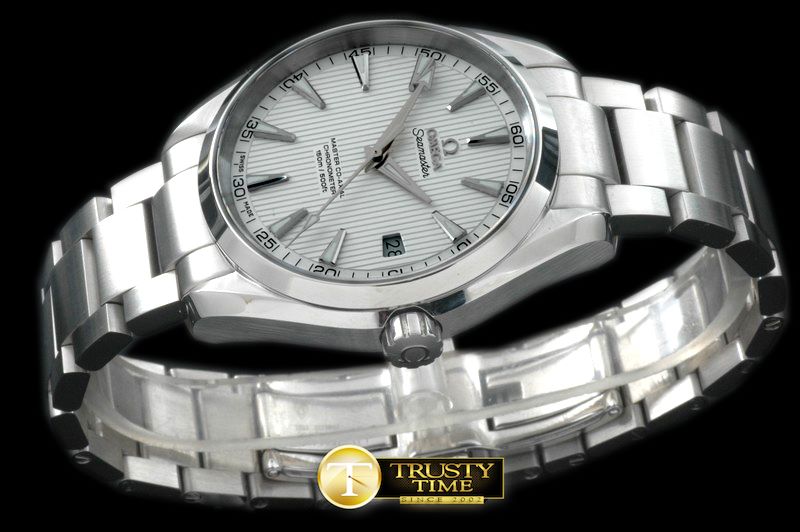 오메가 Aqua Terra Auto SS/SS White Miyota 8205 -OMG0324A
