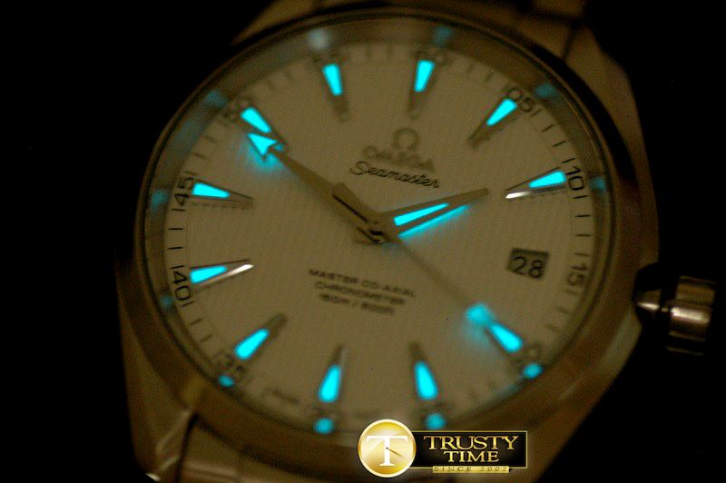 오메가 Aqua Terra Auto SS/SS White Miyota 8205 -OMG0324A