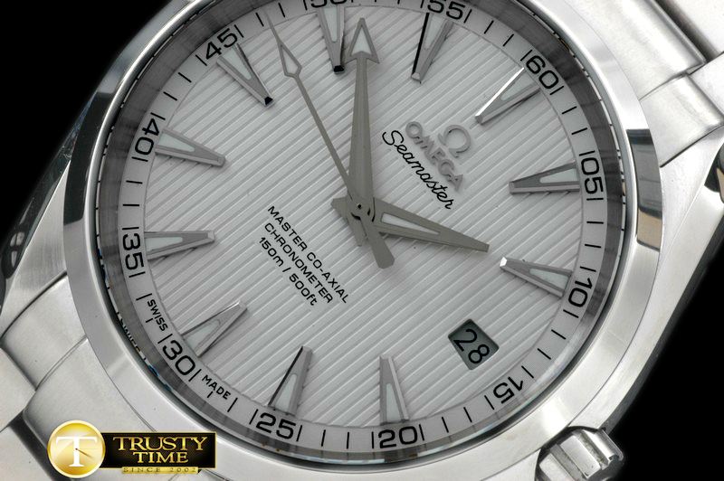 오메가 Aqua Terra Auto SS/SS White Miyota 8205 -OMG0324A