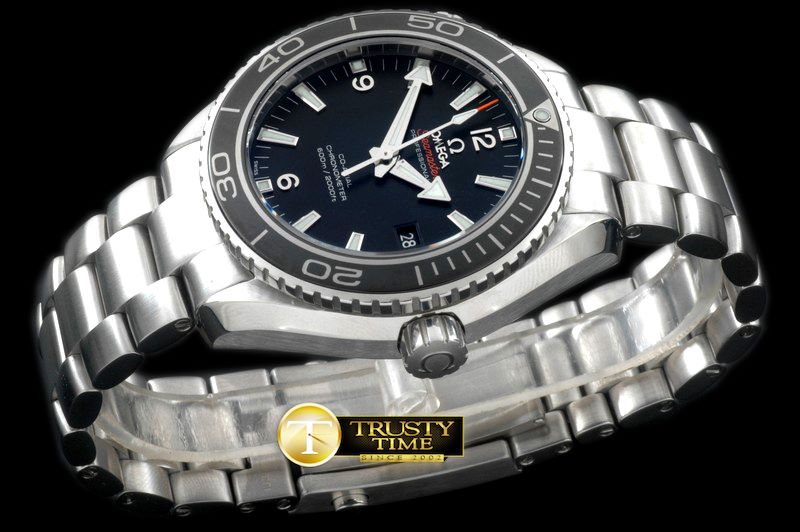 오메가 POcean Ceramic SS/SS Black Miyota 8205 -OMG0334E