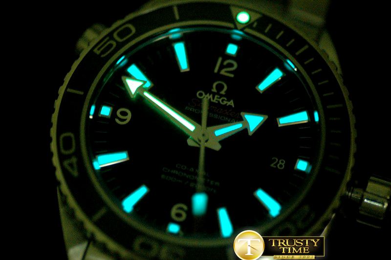 오메가 POcean Ceramic SS/SS Black Miyota 8205 -OMG0334E