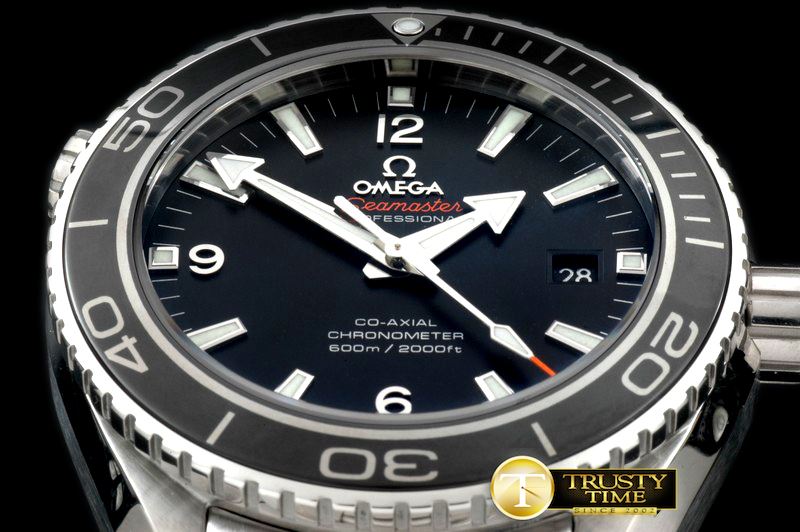 오메가 POcean Ceramic SS/SS Black Miyota 8205 -OMG0334E