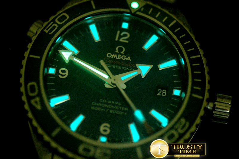 오메가 POcean Cearmic TI/TI Blue Miyota 8205 -OMG0348