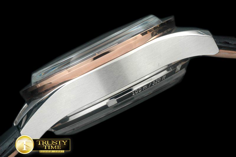오메가 Speedmaster Moon Watch SS/RG/LE Black Stick A7750 -OMG0373B