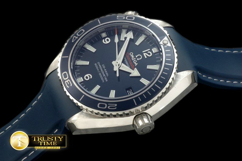 오메가 POcean Ceramic TI/RU Blue Miyota 8205 -OMG0380A