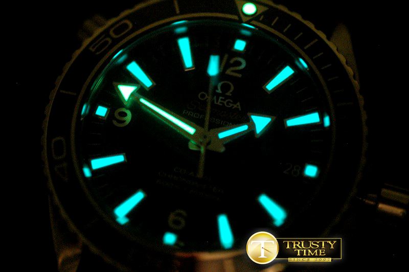 오메가 POcean Ceramic TI/RU Blue Miyota 8205 -OMG0380A