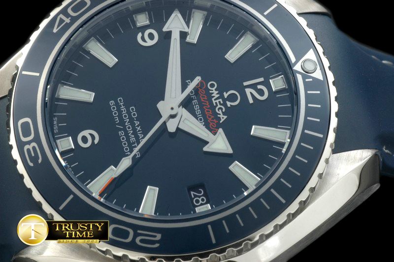 오메가 POcean Ceramic TI/RU Blue Miyota 8205 -OMG0380A