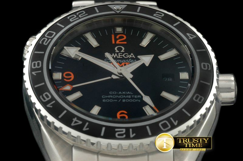 오메가 POcean GMT Ceramic Black SS/SS M8205 -OMG0384