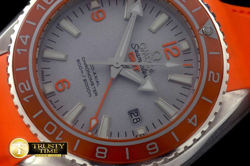 오메가 POcean GMT Ceramic Grey SS/RU M8205 -OMG0388