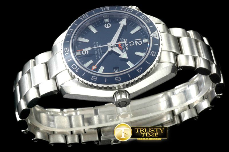 오메가 POcean GMT Ceramic Blue SS/SS M8205 -OMG0389