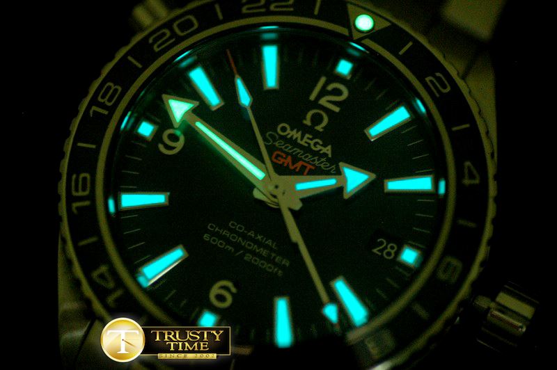 오메가 POcean GMT Ceramic Blue SS/SS M8205 -OMG0389