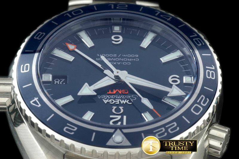 오메가 POcean GMT Ceramic Blue SS/SS M8205 -OMG0389
