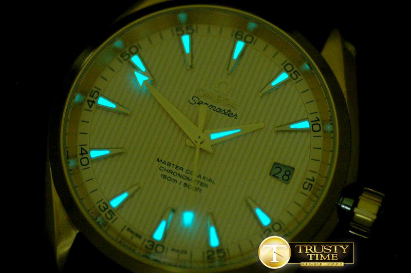 오메가 Aqua Terra Auto YG/LE Gold Miyota 8205 -OMG0391