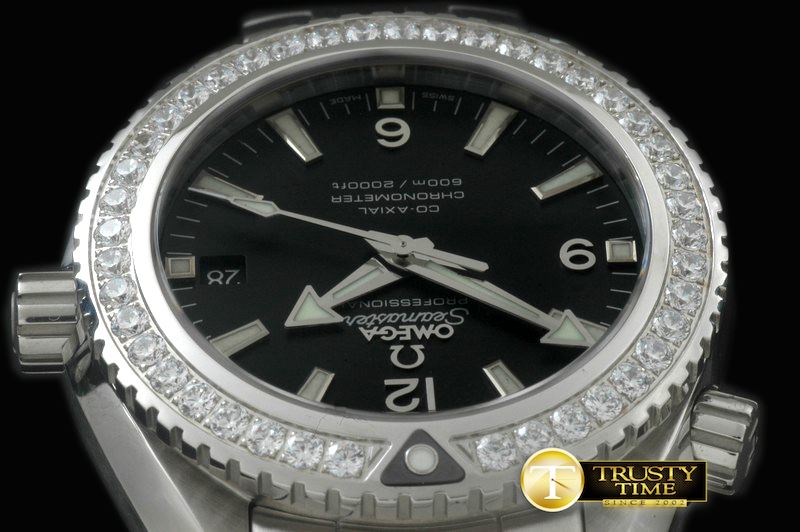 오메가 POcean Ceramic SS/SS Black Miyota 8205 -OMG0407