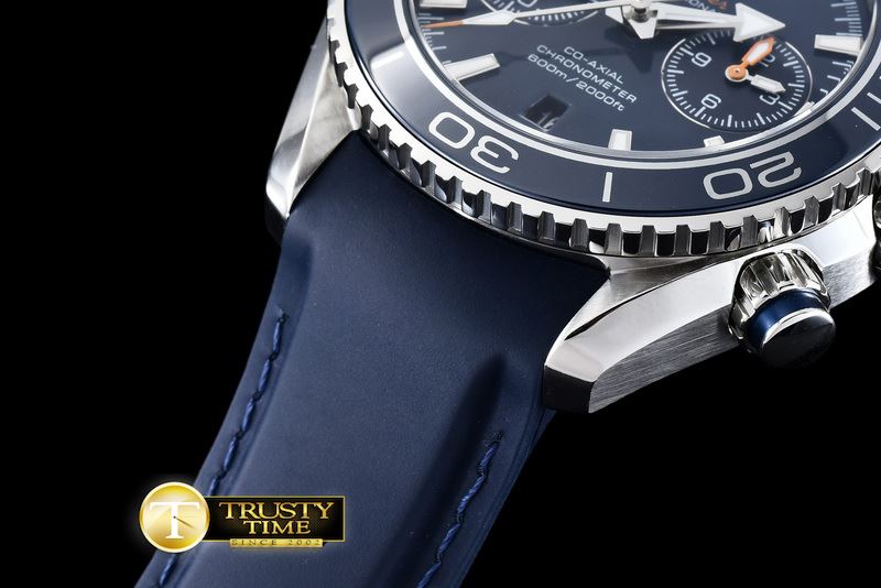 오메가 POcean Chrono SS/RU Blue 7750 -OMG0431