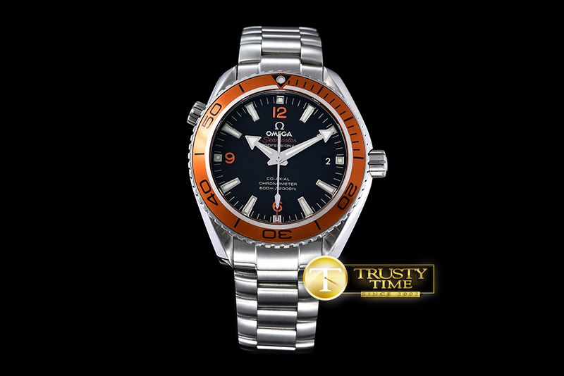 오메가 Planet Ocean Ceramic 42mm SS/SS Blk BP Asia 2824 -OMG0455C