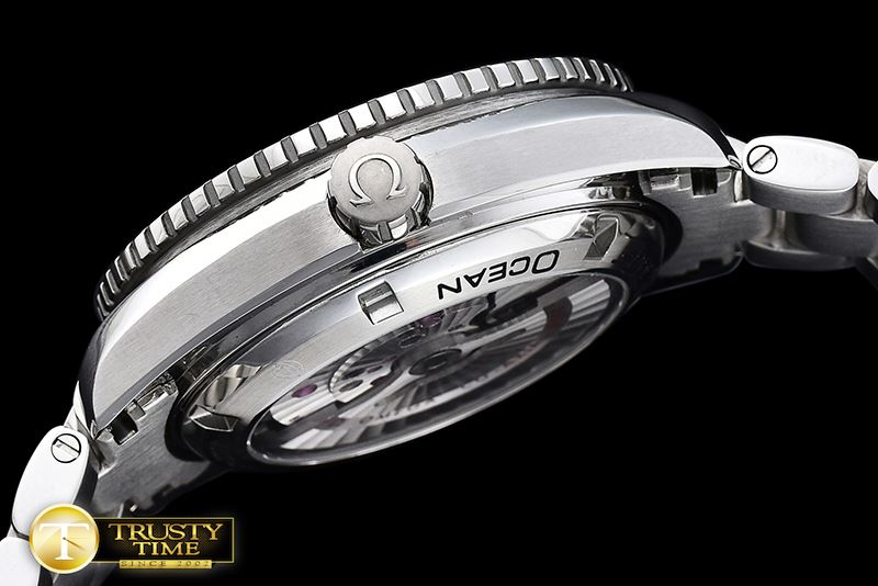 오메가 Planet Ocean Ceramic 42mm SS/SS Blk BP Asia 2824 -OMG0455C