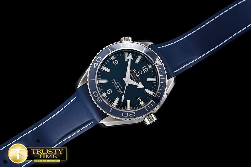 오메가 Planet Ocean Ceramic 45mm TI/RU Blue BP Asia 2824 -OMG0459B