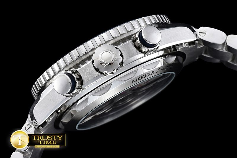 오메가 POcean Chrono JHF SS/SS Blue A7750 -OMG0460C