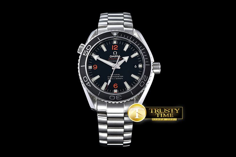 오메가 Planet Ocean 45mm SS/SS Blk Bez Or BP A2824 Mod 8500 -OMG0461C