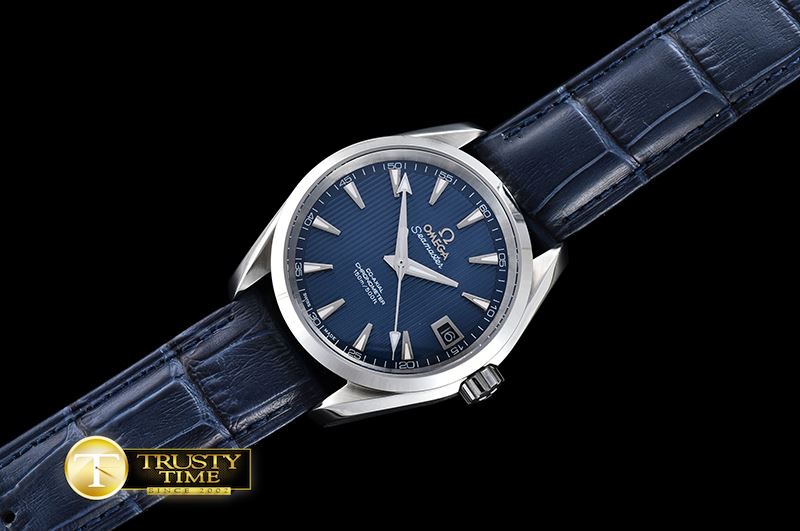 오메가 Aqua Terra 38mm SS/LE Blue A2836 Mod8500 JHF -OMG0464A