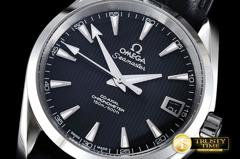 오메가 Aqua Terra 38mm SS/LE Black A2836 Mod8500 JHF -OMG0464D