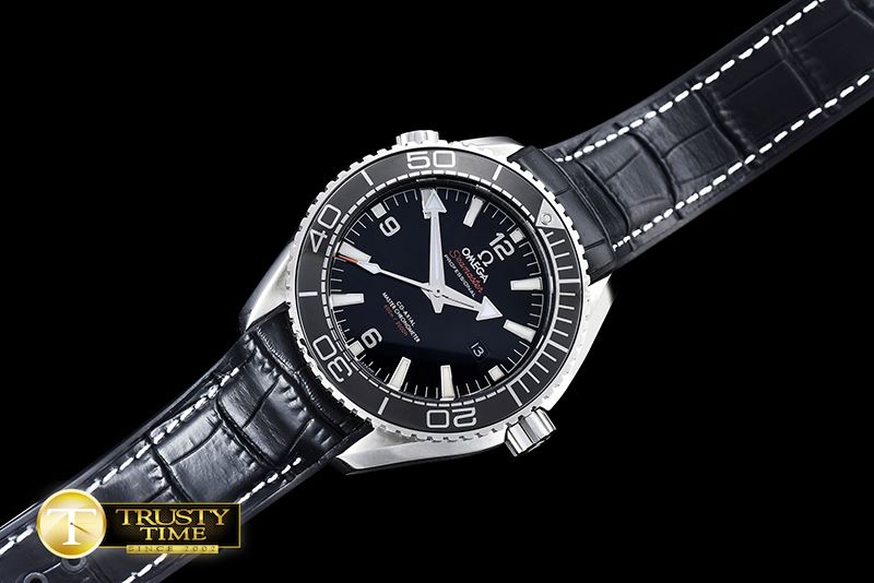 오메가 Planet Ocean 45mm SS/RU Black JHF A2824 Mod8900 -OMG0467C